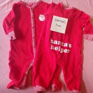 3mo Christmas Onesies